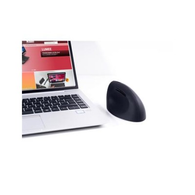 Egér, vezeték nélküli, vertikális, USB, URBAN FACTORY "Ergo Next", fekete Egér, vezeték nélküli, vertikális, USB, URBAN FACTORY "Ergo Next", fekete