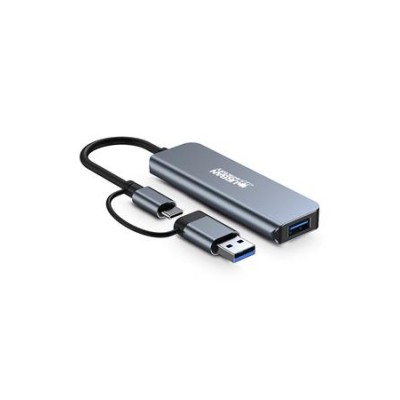 USB elosztó-HUB, 4xUSB-A 3.2, URBAN FACTORY "Minee"