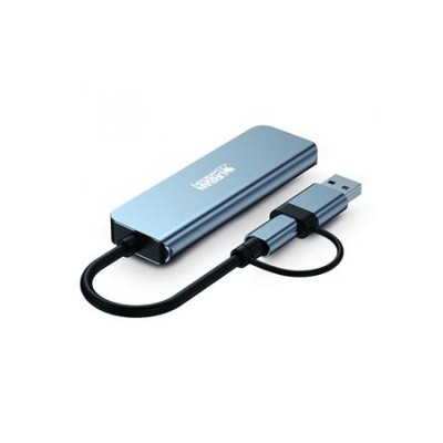 USB elosztó-HUB, 4xUSB-A 3.2, URBAN FACTORY "Minee"