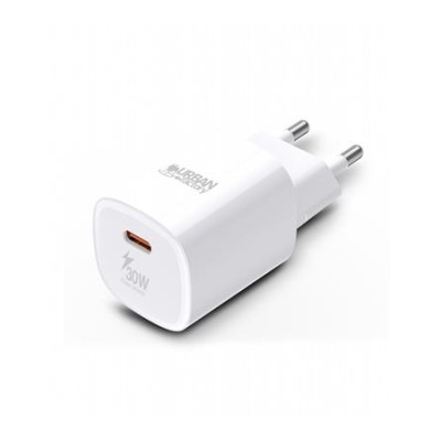 Hálózati töltő, 1xUSB-C (PD), 30W, URBAN FACTORY
