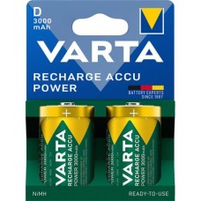Tölthető elem, D góliát, 2x3000mAh, előtöltött, műanyagmentes, VARTA "Power"