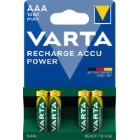 Tölthető elem, AAA mikro, 4x1000 mAh, előtöltött, VARTA "Power"