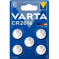 Gombelem, CR2016, 5 db, VARTA