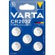 Gombelem, CR2032, 5 db, VARTA