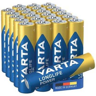 Elem, AAA mikro, 24 db, műanyagmentes, VARTA "Longlife Power"