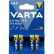 Elem, AAA mikro, 4 db, VARTA "Longlife Power"