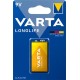 Elem, 9V, 1 db, VARTA "Longlife"