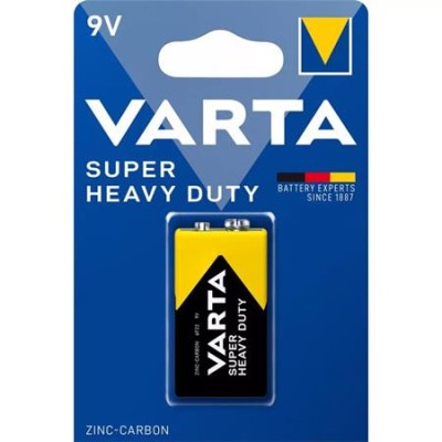 Elem, 9V, féltartós, VARTA "Super Heavy Duty"