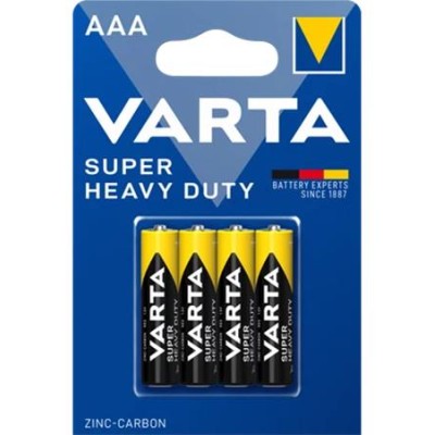 Elem, AAA mikro, 4 db, féltartós, VARTA "Super Heavy Duty"