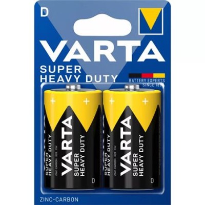 Elem, D góliát, 2 db, féltartós, VARTA "Super Heavy Duty"