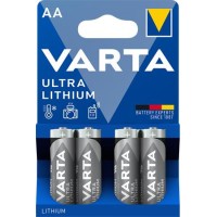Elem, AA ceruza, 4 db, lítium, VARTA "Ultra Lithium"