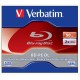 BD-RE BluRay lemez, kétrétegű, újraírható, 50GB, 2x, 1db, normál tok, VERBATIM