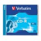 CD-R lemez, 700MB, 80min, 16x, 1 db, normál tok, VERBATIM "Live it!"