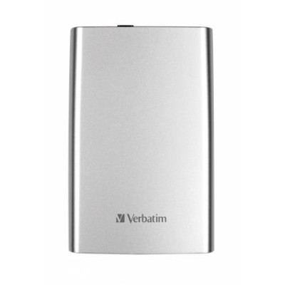 2,5" HDD (merevlemez), 1TB, USB 3.0, VERBATIM, ezüst