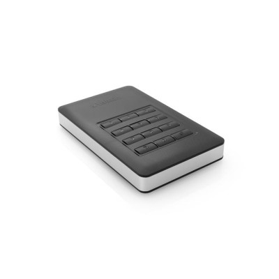 2,5" HDD (merevlemez), 1TB, USB 3.1, jelszavas titkosítás, VERBATIM "Secure Portable", fekete