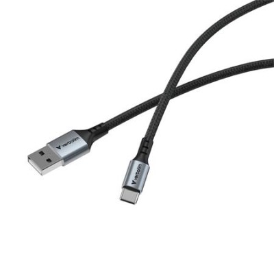 USB kábel, USB-A - USB-C, 1,2m, VERBATIM, fekete