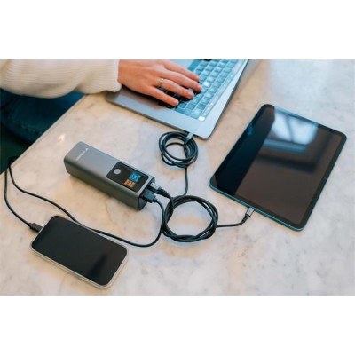 USB kábel, USB-C - USB-C, 1,2 m, 60W, VERBATIM, fekete