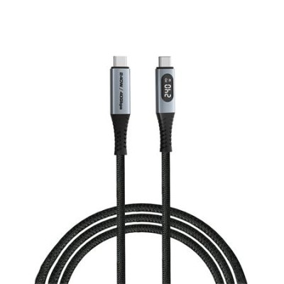 USB kábel, USB-C - USB-C, 1,2 m, 240W, teljesítménykijelzővel, VERBATIM