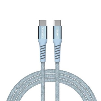 USB kábel, USB-C - USB-C, 1,2 m, 60W, mágneses, VERBATIM, kék