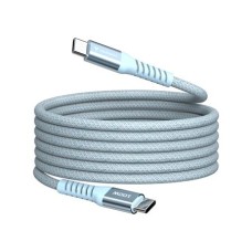 USB kábel, USB-C - USB-C, 1,2 m, 100W, mágneses, VERBATIM, kék