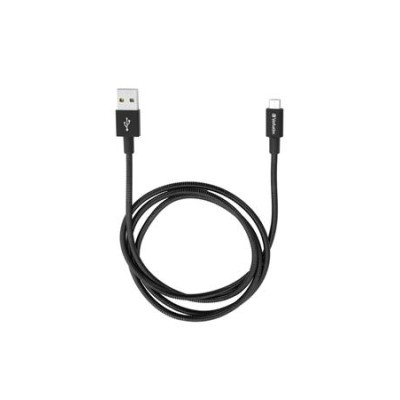 USB kábel, USB - micro USB, 1 m, VERBATIM, fekete