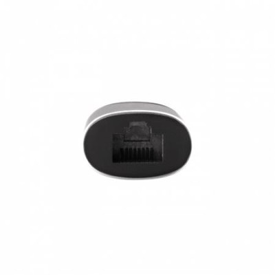 Adapter, USB-C/Gigabit Ethernet, VERBATIM, alumínium-fekete Adapter, USB-C/Gigabit Ethernet, VERBATIM, alumínium-fekete