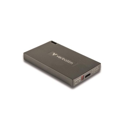 SSD (külső memória) 1TB, USB-C 3.2 Gen2, VERBATIM "Metal Mini SSD", fekete SSD (külső memória) 1TB, USB-C 3.2 Gen2, VERBATIM "Metal Mini SSD", fekete