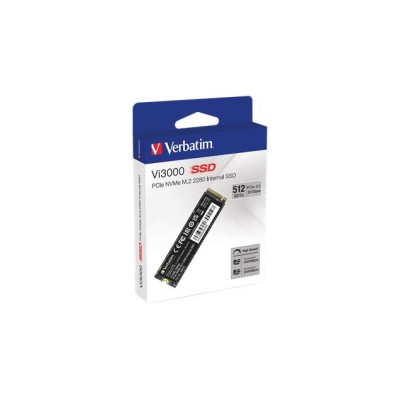 SSD (belső memória), 512GB, PCIe NVMe M2, 3300/2500 MB/s, VERBATIM "Vi3000"
