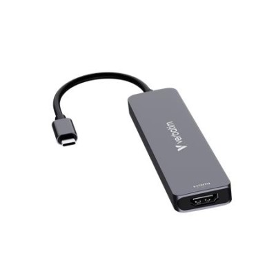 USB elosztó-HUB, 2xUSB-C /2xUSB-A, HDMI,SD, MicroSD, VERBATIM USB elosztó-HUB, 2xUSB-C /2xUSB-A, HDMI,SD, MicroSD, VERBATIM