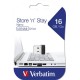 Pendrive, 16GB, USB 2.0, 10/3MB/sec, VERBATIM "Nano"