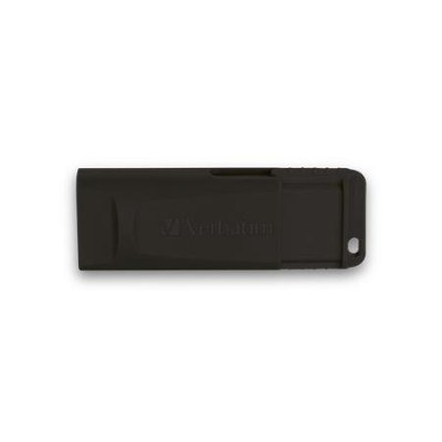Pendrive, 16GB, USB 2.0, VERBATIM "Slider", fekete