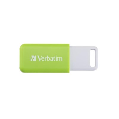 Pendrive, 32GB, USB 2.0, VERBATIM "Databar", zöld