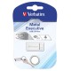 Pendrive, 32GB, USB 2.0,  VERBATIM "Executive Metal", ezüst