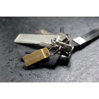 Pendrive, 32GB, USB 3.2, VERBATIM "Executive Metal", arany