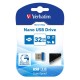 Pendrive, 32GB, USB 3.2, 80/25MB/s, VERBATIM "Nano"