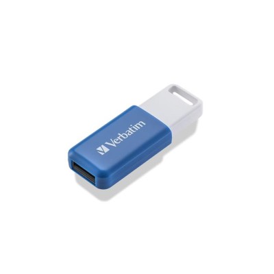 Pendrive, 64GB, USB 2.0, VERBATIM "Databar", kék