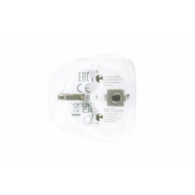 Adapter, Európába utazóknak, földelt, VERBATIM, fehér Adapter, Európába utazóknak, földelt, VERBATIM, fehér