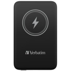 Power bank, mágneses (vezeték nélküli), 10.000mAh, VERBATIM "MCP-10, fekete