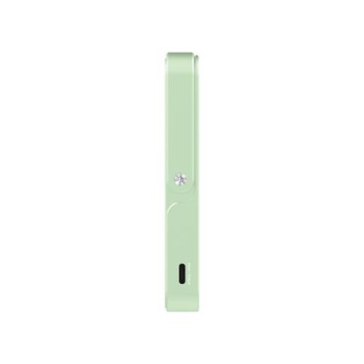 Power bank, mágneses (vezeték nélküli), 10.000mAh, VERBATIM "Charge n Go", zöld