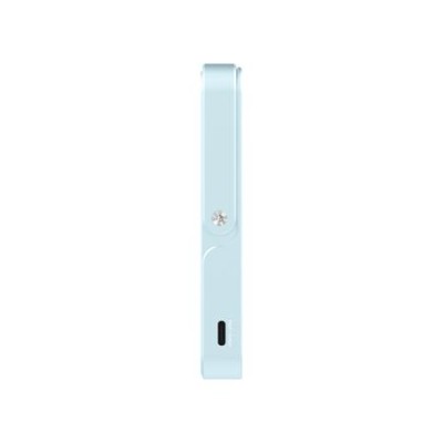 Power bank, mágneses (vezeték nélküli), 10.000mAh, VERBATIM "Charge n Go", kék