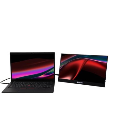 Hordozható monitor, érintőképernyő, 4K UHD felbontás, fém borítás, 15,6", VERBATIM "PMT-15-4K"
