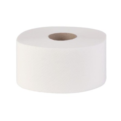 Toalettpapír, 2 rétegű, 19 cm átmérő, VICTORIA HYGIENE, "Fine Mini Jumbo", fehér