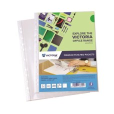 Genotherm, lefűzhető, A4, 80 mikron, víztiszta, VICTORIA OFFICE