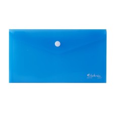 Irattartó tasak, DL, PP, patentos, VICTORIA OFFICE, kék