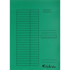Gyorsfűző, karton, A4, VICTORIA OFFICE, zöld