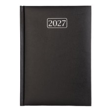 Naptár, tervező, A5, napi, VICTORIA OFFICE "Chrono", fekete (2027 évi)