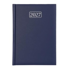 Naptár, tervező, A5, napi, VICTORIA OFFICE "Chrono", sötétkék (2027 évi)