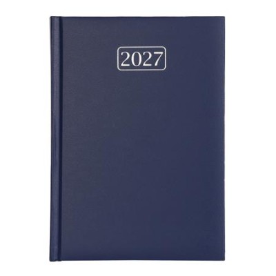 Naptár, tervező, A5, napi, VICTORIA OFFICE "Chrono", sötétkék (2027 évi)