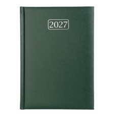 Naptár, tervező, A5, napi, VICTORIA OFFICE "Chrono", zöld (2027 évi)