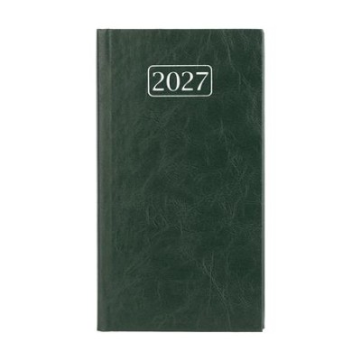 Zsebnaptár, álló elrendezésű, VICTORIA OFFICE "Chrono", zöld (2027 évi)